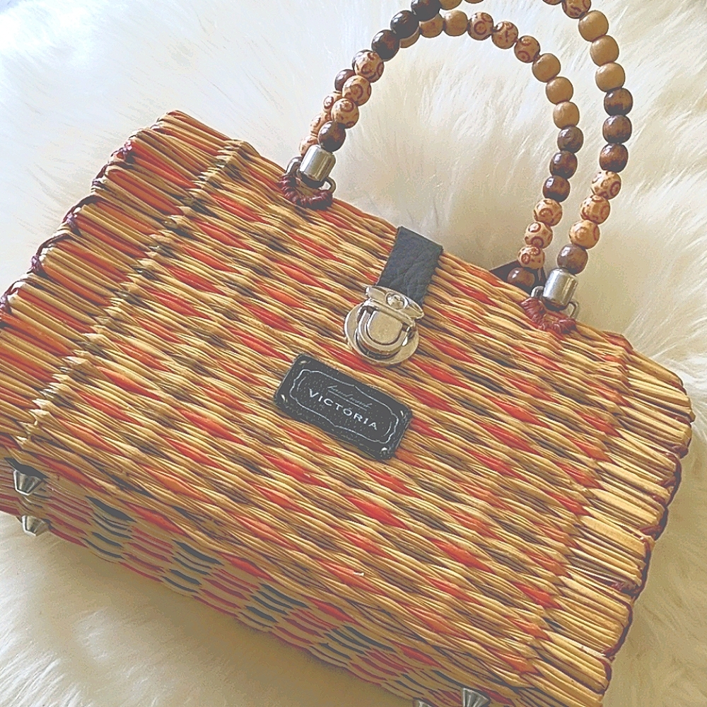 Hand-made Portuguese reed purse